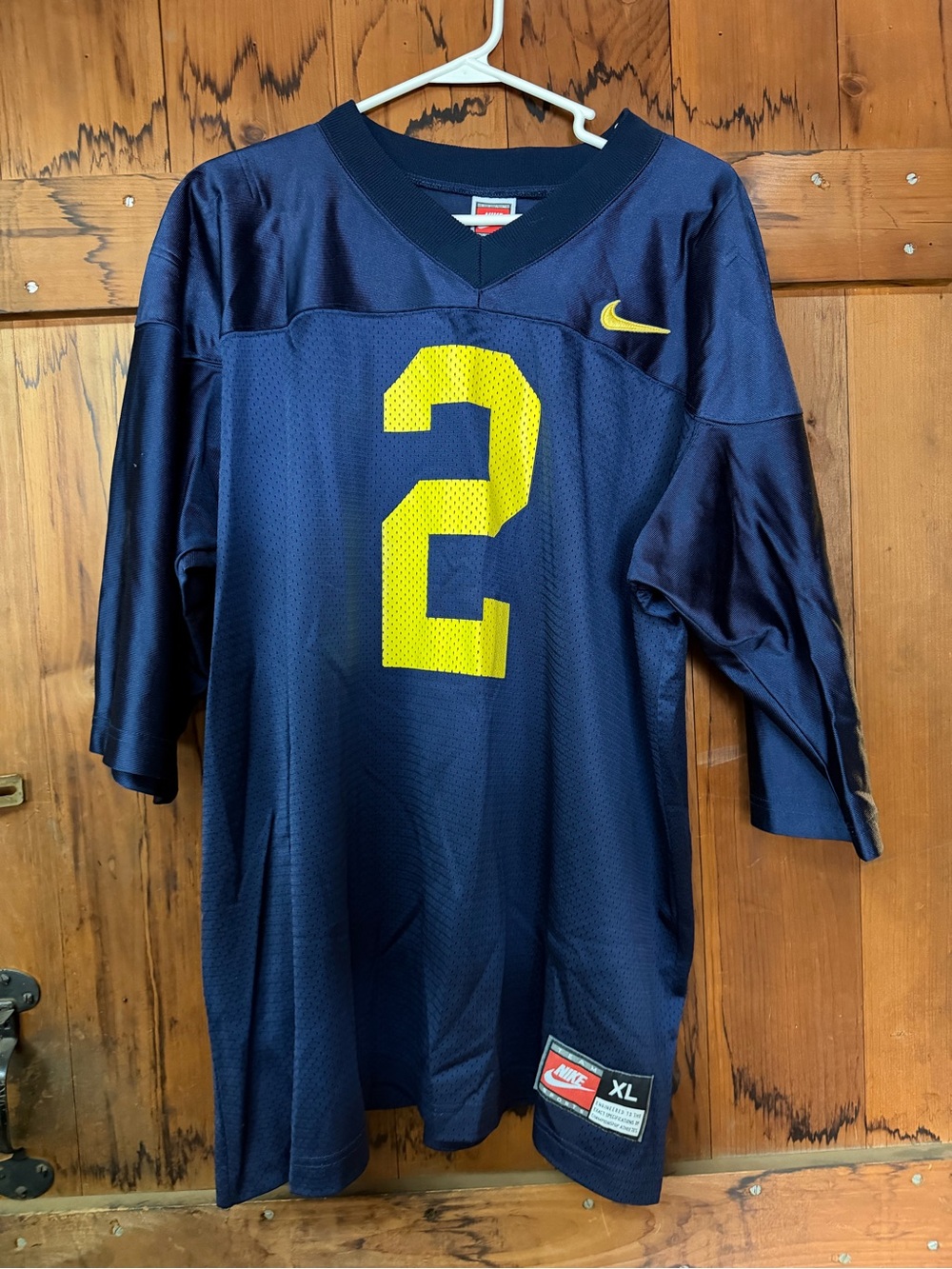 Vintage Nike Michigan Wolverines #2 Football Jersey XL Made USA 90s
